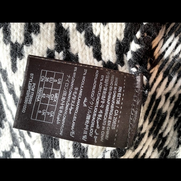 ✨Marciano Herringbone Open-Front, Size Small - Picture 5 of 5